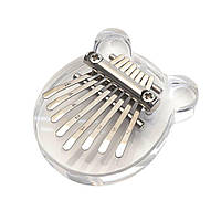Портативна міні калімба Kalimba на 8 нот Thumb Piano Прозора