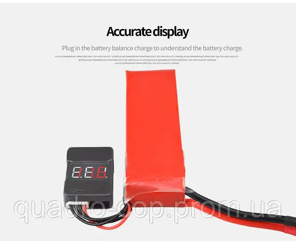 BX100 1-8S Lipo тестер аккумулятора Зуммер сигнал низкого напряжения ...