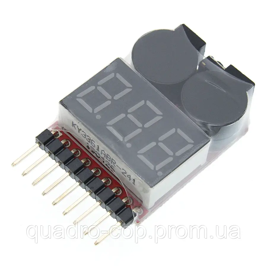 Тестер 1-8S Lipo/Li-ion аккумулятора Зуммер сигнал низкого напряжения ...