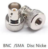 Разъем Адаптер SMA male - BNC Female BNC Q9 гнездо переходник, штекер для радиостанций Yaesu и др.