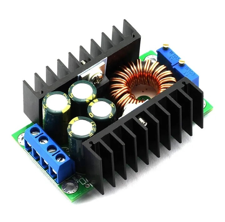 Модуль DC-DC XL4016 PWM step down buck (вхідне: 5-40V; вихідне: 1,2-35V) 12 А, 300 W з регулюванням I і U