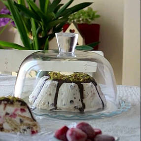 Скляна тортівниця з кришкою-куполом Pasabahce Patisserie 26 см, фото 1