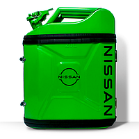 Подарочный набор для мини-бара автомобилисту на 20 л. с логотипом "Nissan" Зеленый