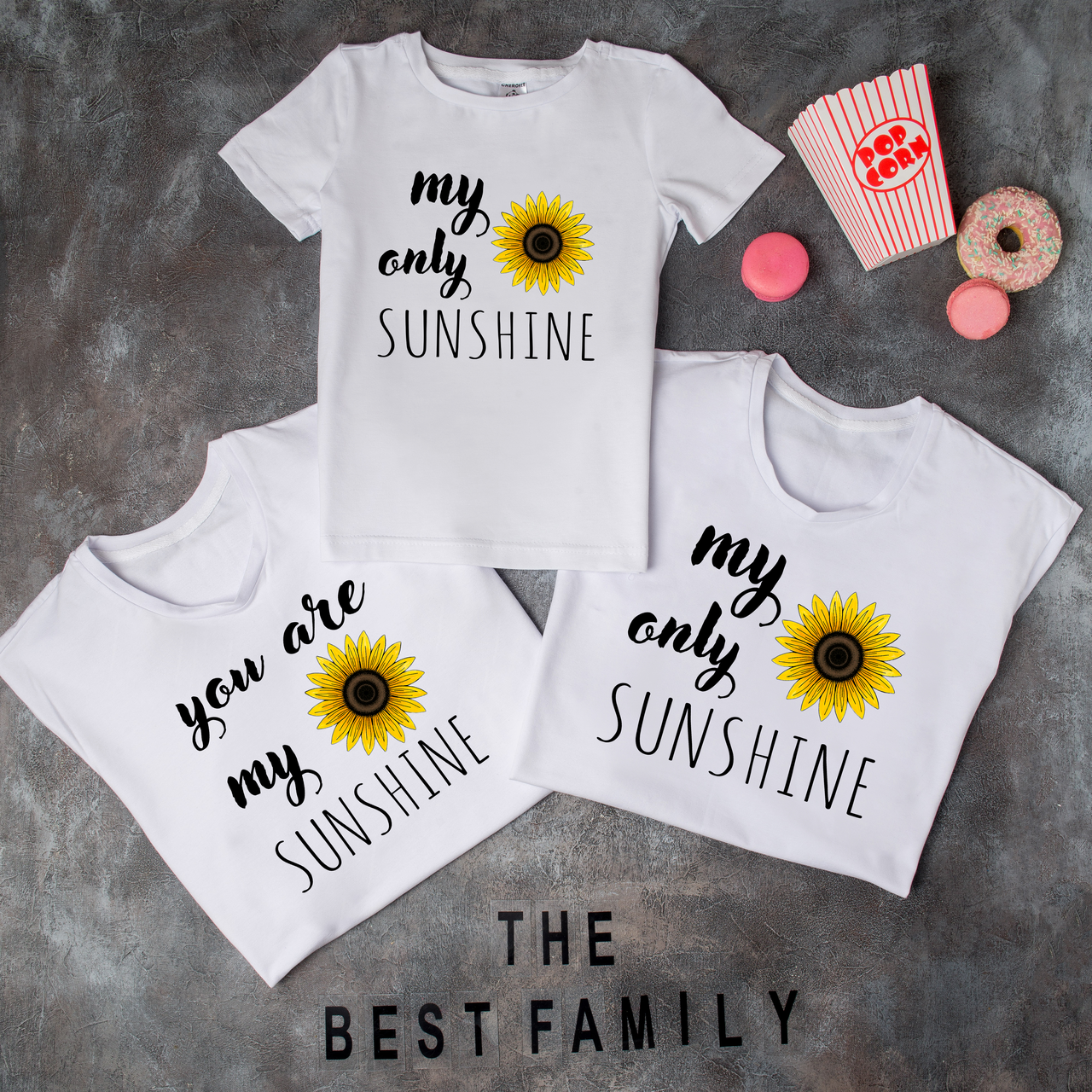 Футболки. Family Look - одяг для всієї родини "You are my sunshine,my only sunshine… "