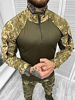 Тактическая боевая рубашка убакс пиксель,UBACS coolmax кофта ЗСУ со скидкой