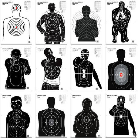 Мішені для стрільби силуетні