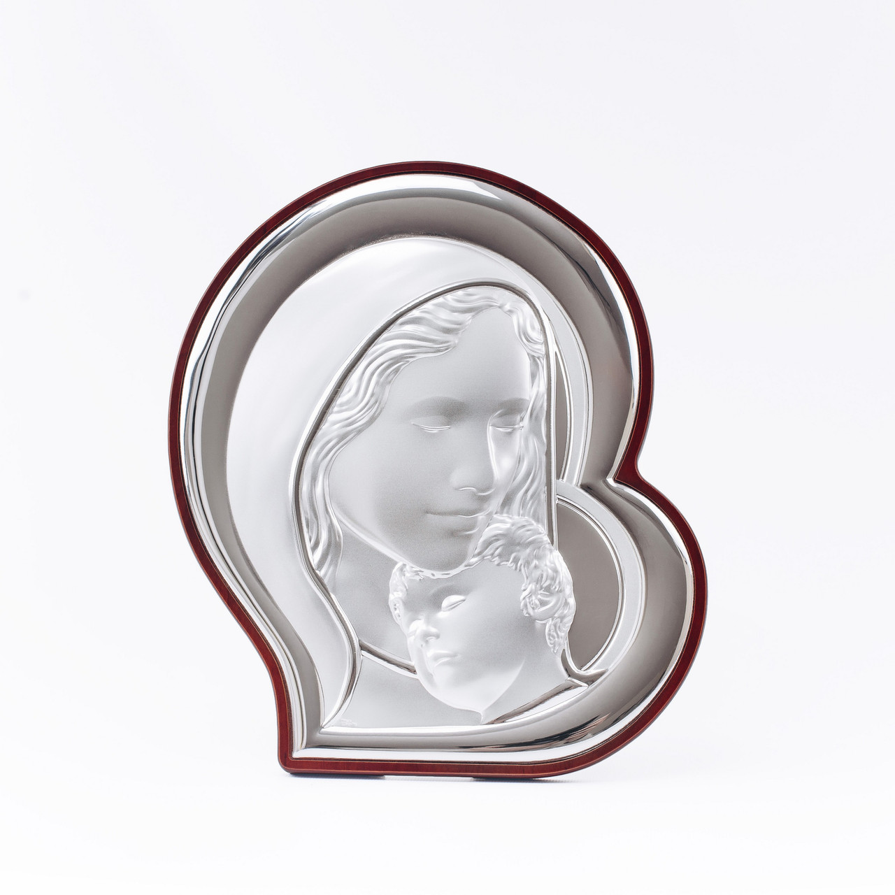 Ікона Богородиця з Немовлям 8,5x9,5см в італійському стилі