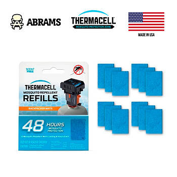 Змінні пластинки Thermacell Backpacker Repellent Mat-Only Refills 48 годин