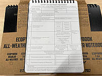 Тактичний блокнот Ecopybook All-Weather Tactical Part 1 A6, фото 3