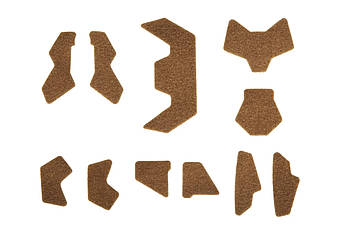 Velcro set for SHC helmet type - Tan