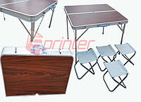 Набор мебели для пикника стол + 4 стула 86 х 80,5 х 69 см