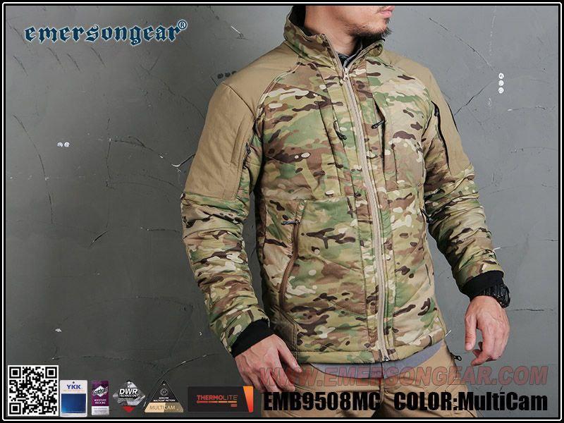 EmersonGearS BlueLabel PATRIOT LITE"Clavicular Armor" Tactical Warm & Windproof Layer / MultiCam - M