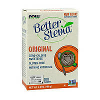 Стевія Now Foods Better Stevia 100 packets 100 g