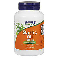 Часникова олія NOW Garlic Oil 1500 mg 250 softgels