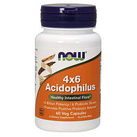 Пробіотик Now Foods 4x6 Acidophilus 60 veg caps