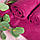 Рушник махровий Косичка 50х100 см пурпуровий, фото 6