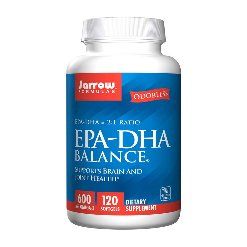 Jarrow Formulas EPA-DHA Balance 120 softgels риб'ячий жир/жирні кислоти активного довголіття