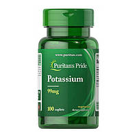 Калий Puritan's Pride Potassium 99 mg 100 caplets
