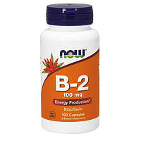 Витамин В2 Now Foods B-2 100 mg 100 caps