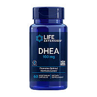 Life Extension DHEA 100 mg 60 veg tab дегідроепіандростерон dehydroepiandrosterone dhea підвищення тестостерону