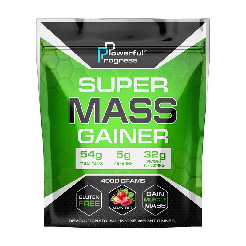 Гейнер Powerful Progress Super Mass Gainer 4 kg tiramisu