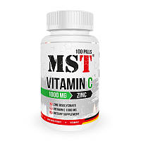 MST Vitamin C 1000 mg + Zinc 100 pills вітамін з вітаміни та мінерали