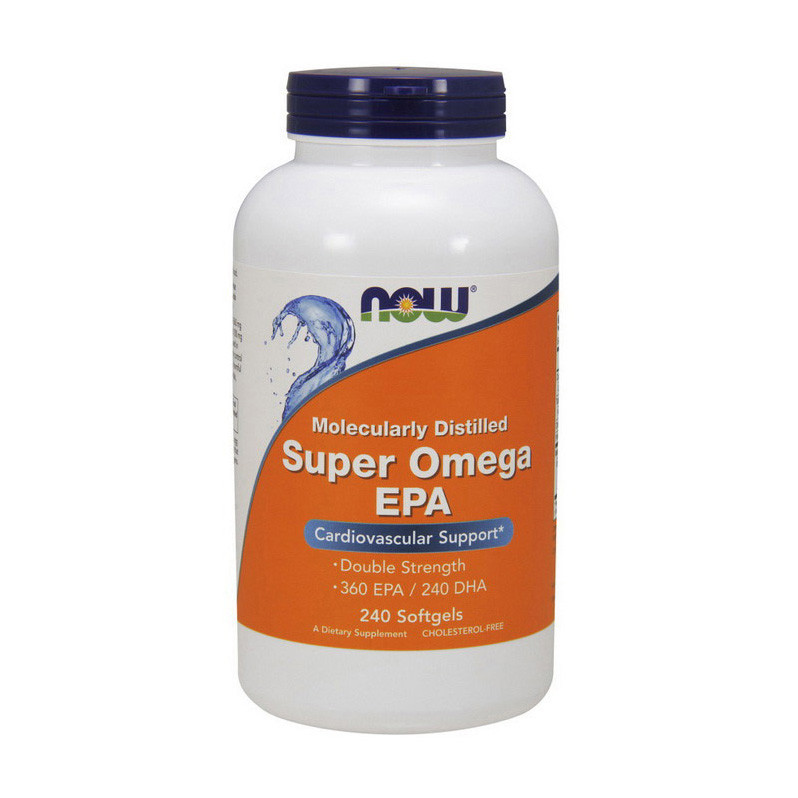 Супер омега ЕПК Now Foods Super Omega EPA 240 softgels