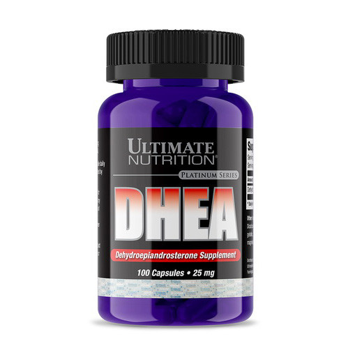 Ultimate Nutrition DHEA 25 mg 100 caps дегідроепіандростерон dehydroepiandrosterone dhea підвищення