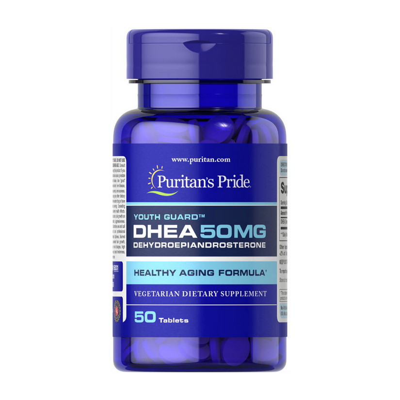 Дегідроепіандростерон ДГЕА Puritan's Pride DHEA 50 mg 50 tabs