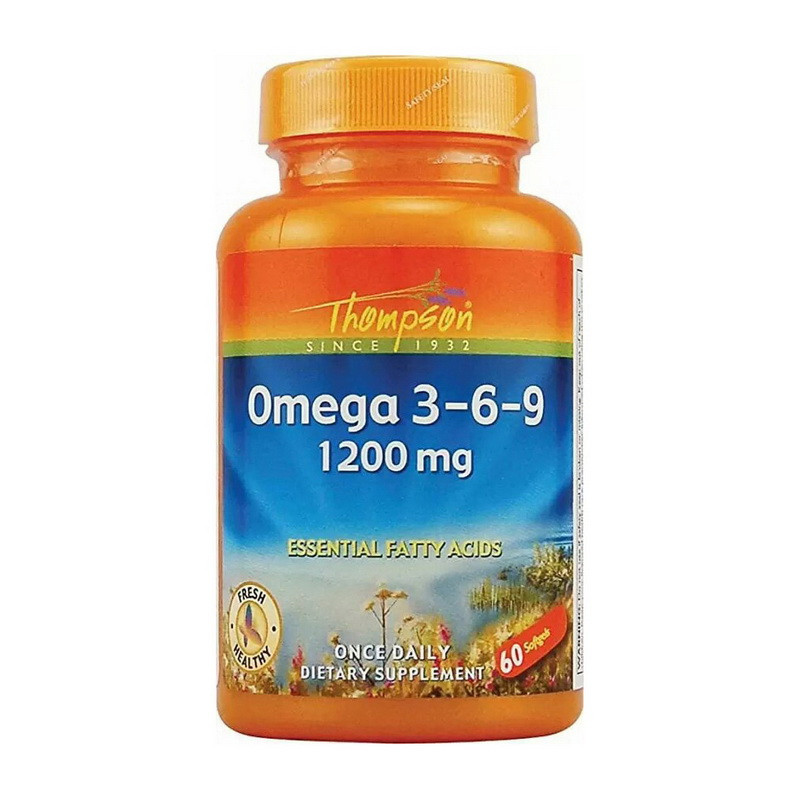 Комплексна Омега-3-6-9 Thompson Omega 3-6-9 1200 mg 60 sgels