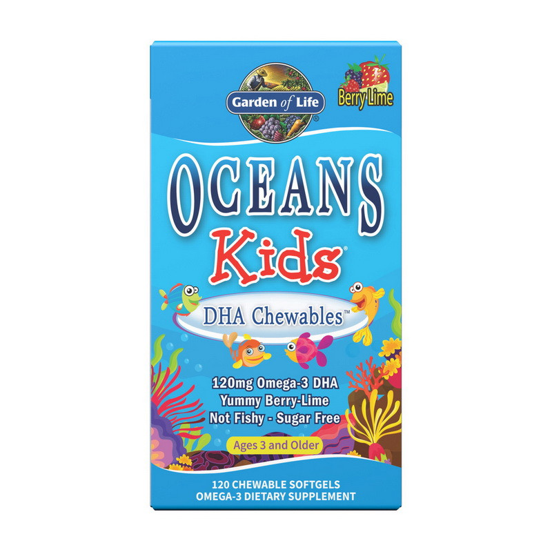 Garden Of Life Oceans Kids DHA Chewables 120 chew sgels риб'ячий жир/жирні кислоти активного довголіття