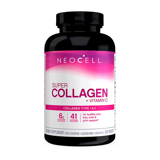 Колаген тип 1 і 3 з вітаміном С Neocell Super Collagen + C Type 1 & 3 (250 tabs)