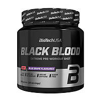 BioTech Black Blood CAF+ 330 g передтренувальні комплекси для високоінтенсивних тренувань до тренування
