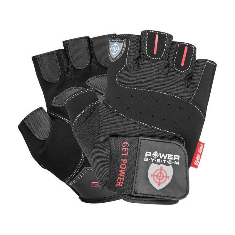 Power System Get Power Gloves Black 2550BK L size XL size