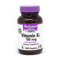 Вітамін К1 Bluebonnet Nutrition Vitamin K1 100 mcg 100 caplets