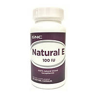 GNC Natural E 100 100 soft caps вітаміни та мінерали