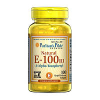 Натуральний вітамін Е Puritan's Pride Natural Vitamin E 100 IU 100 softgels