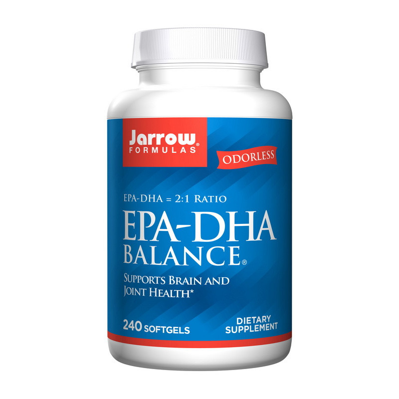 Jarrow Formulas EPA-DHA Balance 240 softgels риб'ячий жир/жирні кислоти активного довголіття