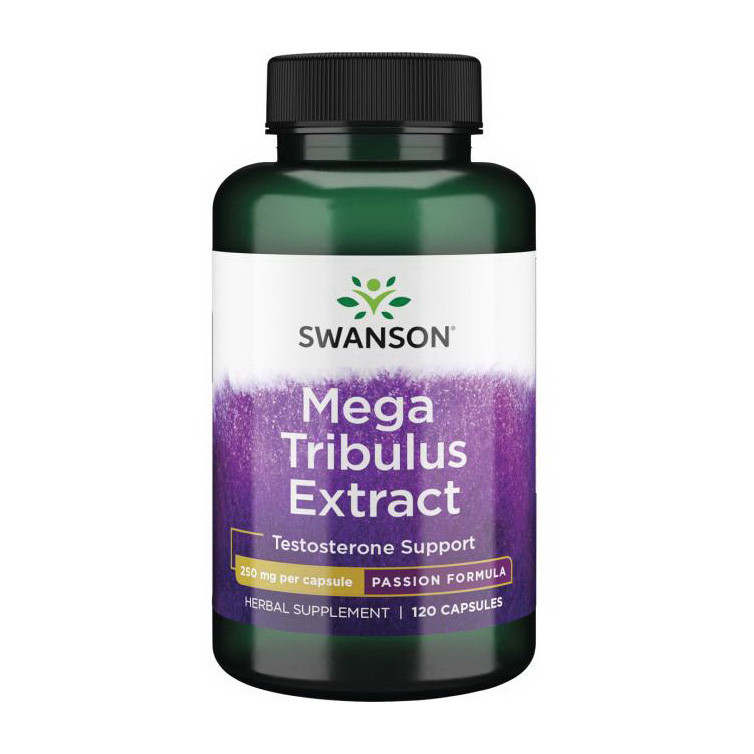 Swanson Mega Tribulus Extract 250 mg 120 caps трибулус tribulus підвищення тестостерону