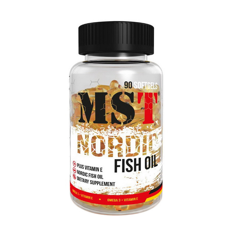 MST Nordic Fish Oil 90 softgels риб'ячий жир/жирні кислоти активне довголіття