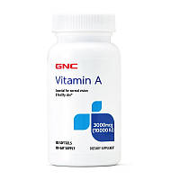 GNC Vitamin A 3000 mcg 10000 IU 180 sgels вітамін a вітаміни та мінерали