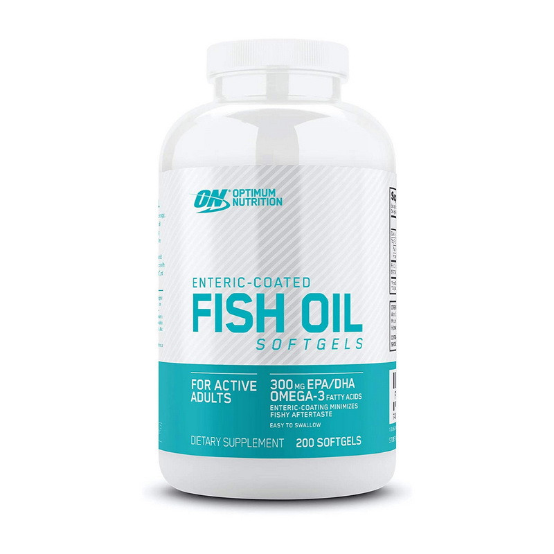 Optimum Nutrition Fish Oil 200 капсул омега-3 риб'ячий жир