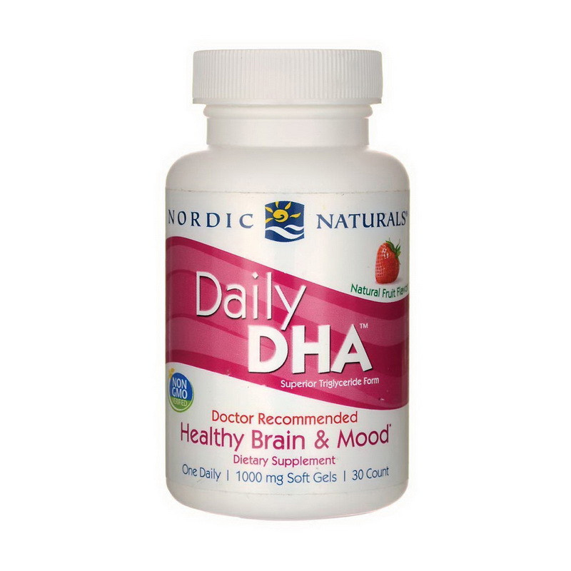 Омега-3 ДГК повсякденний прийом Nordic Naturals Daily DHA (30 soft gels)