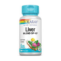 Solaray Liver Blend SP-13 100 veg caps печень и детоксикация печени активное долголетие