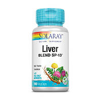 Solaray Liver Blend SP-13 100 veg caps печінка та детоксикація печінки — активне довголіття