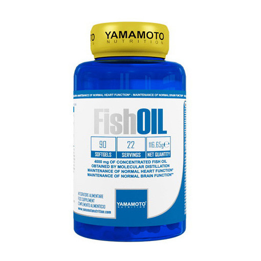Yamamoto nutrition Fish Oil 90 softgel риб'ячий жир/жирні кислоти — активне довголіття
