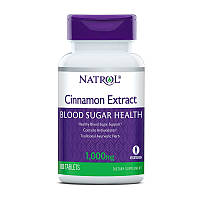 Natrol Cinnamon Extract 1,000 mg 80 tab кориця cinnamon зниження й контроль ваги