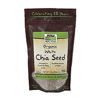 Now Foods Chia Seed organic white 454 g насіння чіа замінники живлення