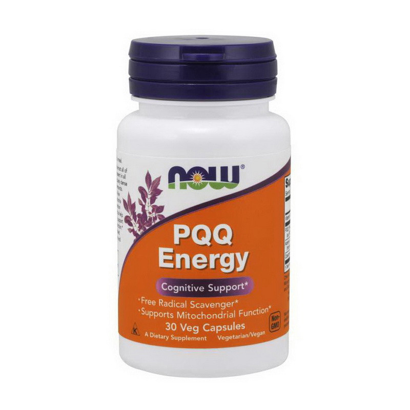 Now Foods PQQ Energy 30 капсул пірролохінолінхінон