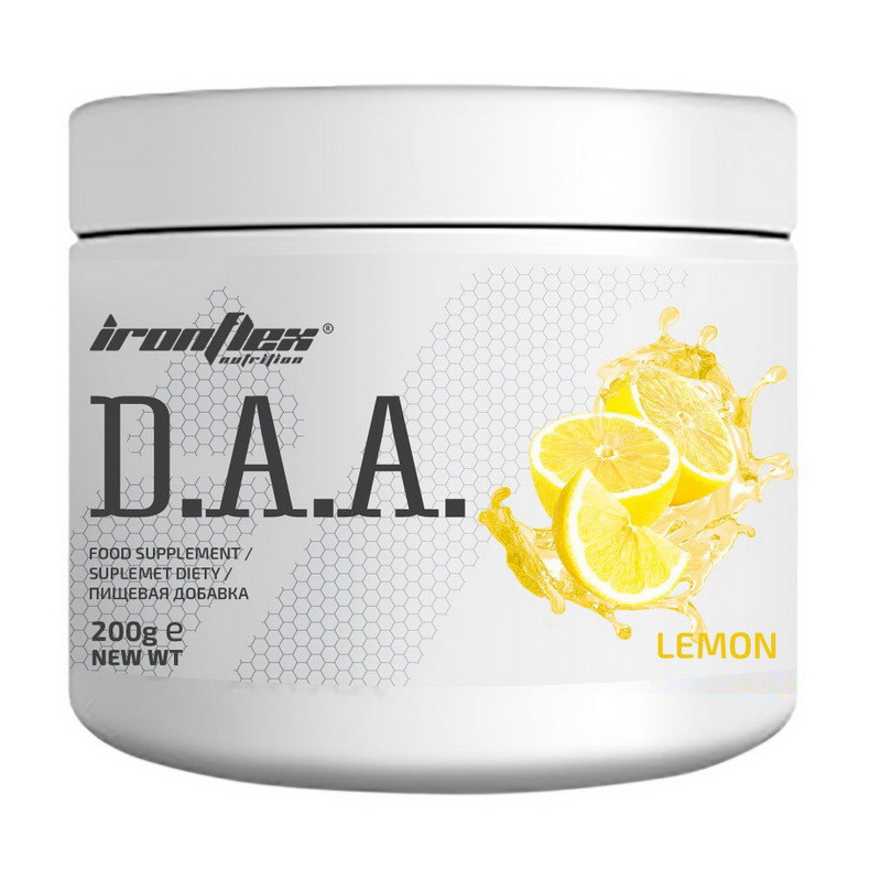IronFlex DAA 200 g d-аспарагінова кислота daa підвищення тестостерону
